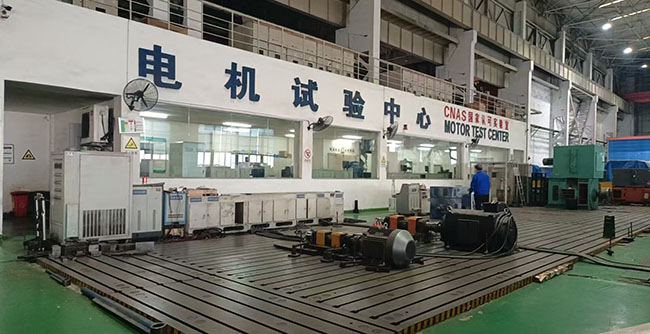 圖為西安西瑪電機(jī)電機(jī)試驗(yàn)中心照片