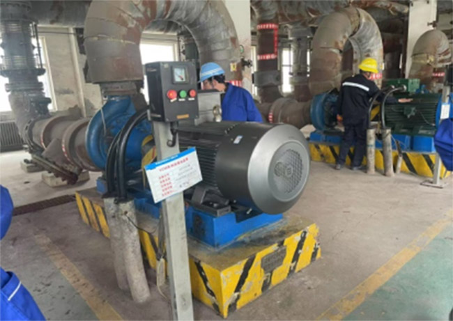 西安西瑪電機在青海鹽湖海納化工有限公司節(jié)能改造現(xiàn)場試運行